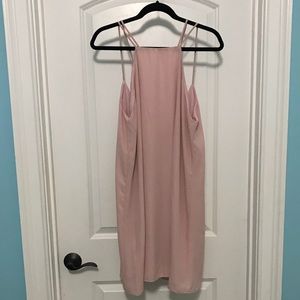 Blush pink dress from Charlotte Russe